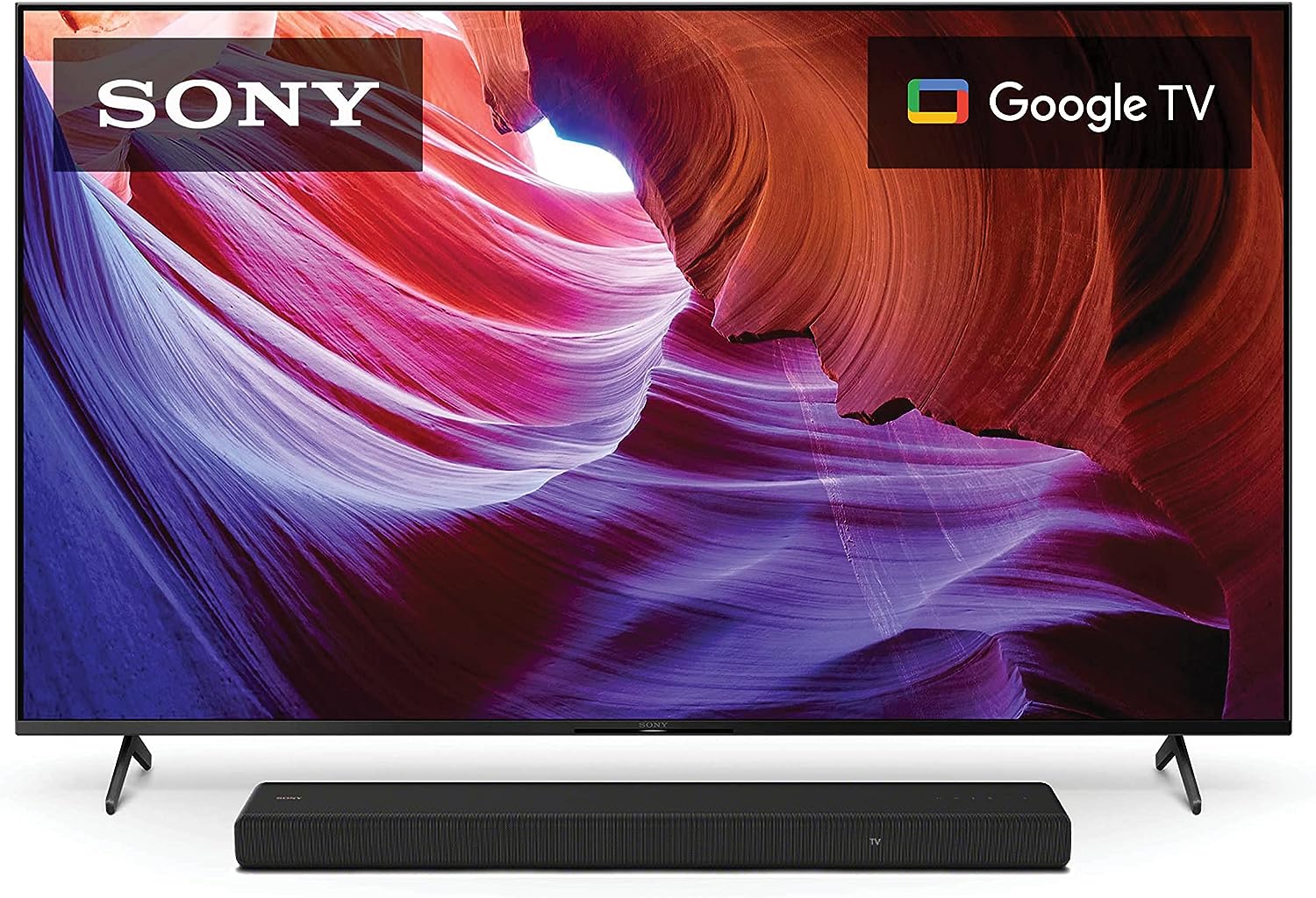 Sony 50 inch 4K Ultra HD tv X85K-serie: LED Smart Google TV met Dolby Vision HDR en native 120Hz verversingsfrequentie KD50X85K - nieuwste model, zwart