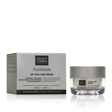 Martiderm Platinum GF Vital Age Cream Mattifying Effect matující hydratační krém pro normální smíšenou pleť 50 ml 50 ml