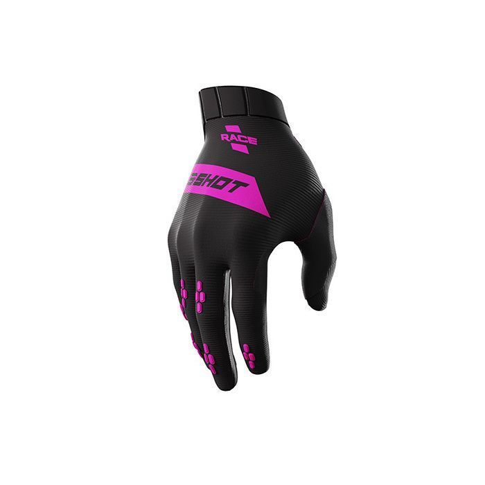 Guanti da moto incrociati SHOT RACE GEAR Race Pink