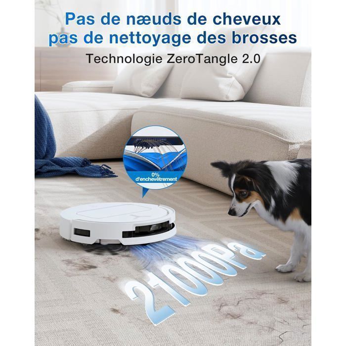 Aspirador robô Ecovacs Deebot T50 Pro Omni Gen 2 21000Pa