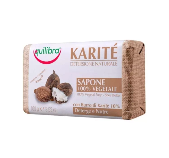 Equilibra Karite mydło do ciała z masłem shea 100 g