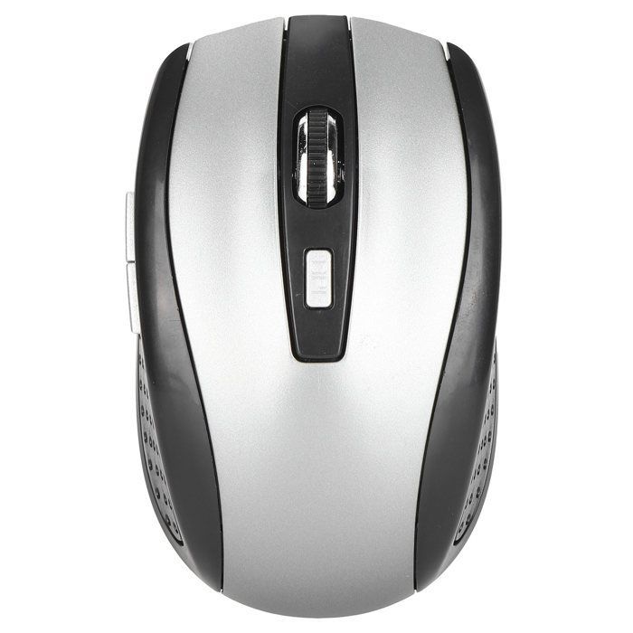 Ratón inalámbrico para portátil, ratón inalámbrico para ordenador, ratón inalámbrico para ordenador (gris)