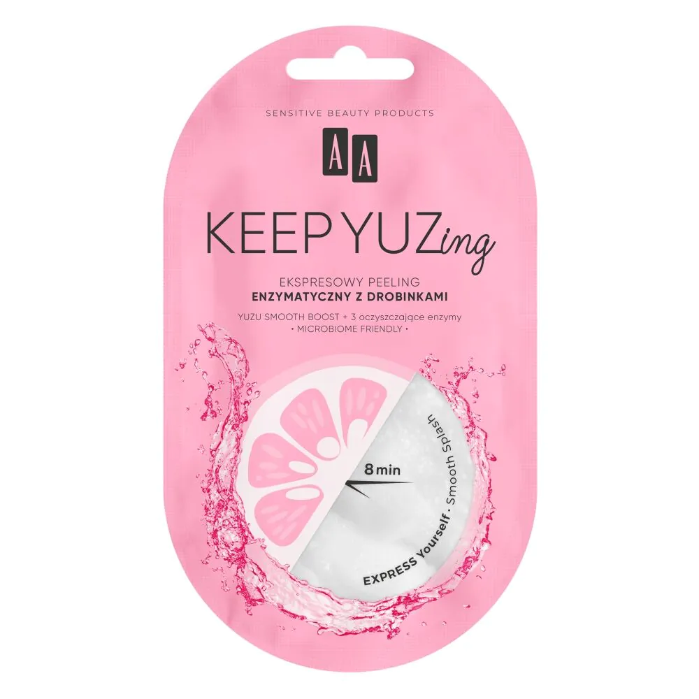 AA Keep Yuzing Ekspresowy peeling enzymatyczny z drobinkami