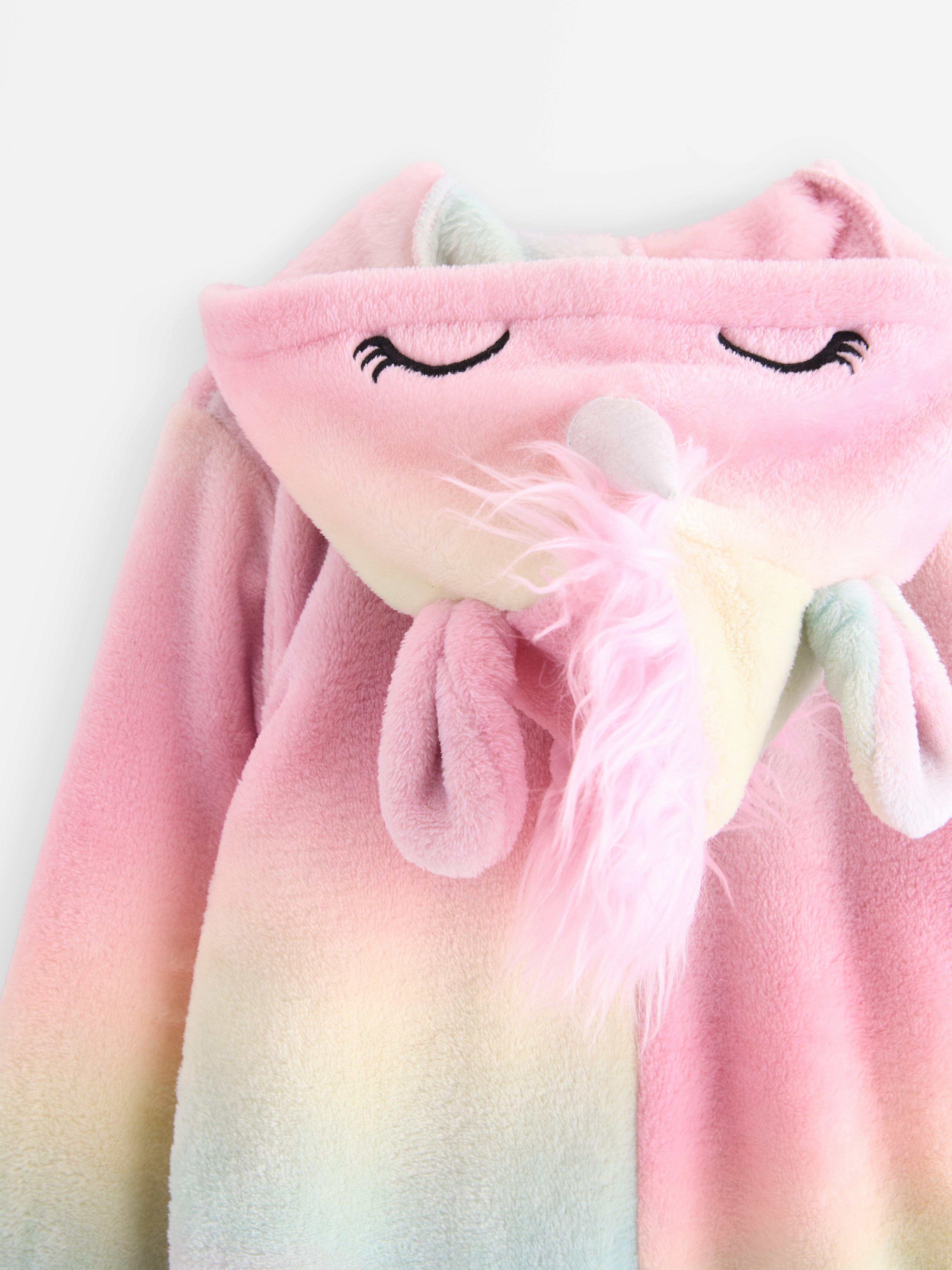 Grenouillère licorne rose clair
