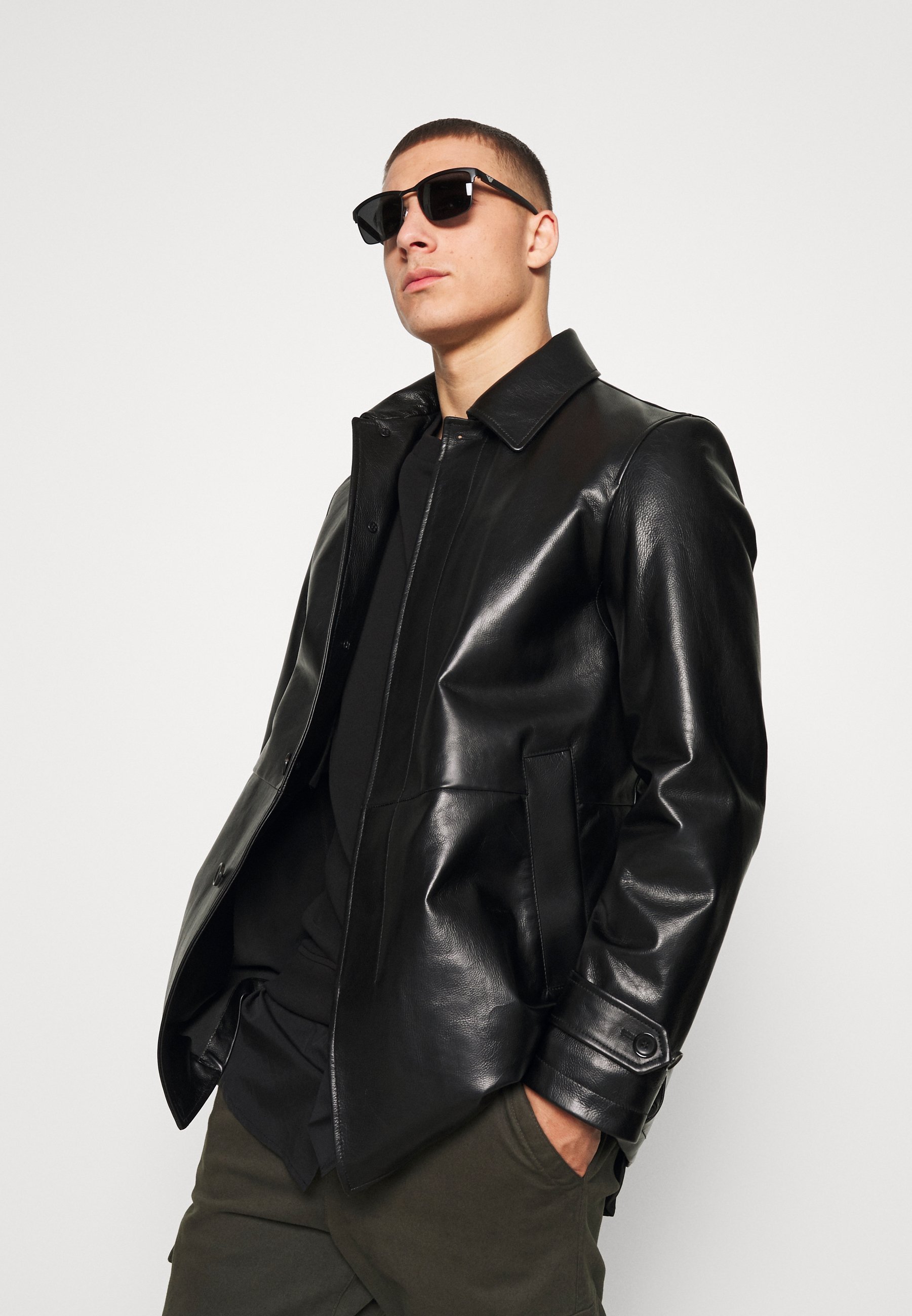 Occhiali da sole Emporio Armani - nero opaco