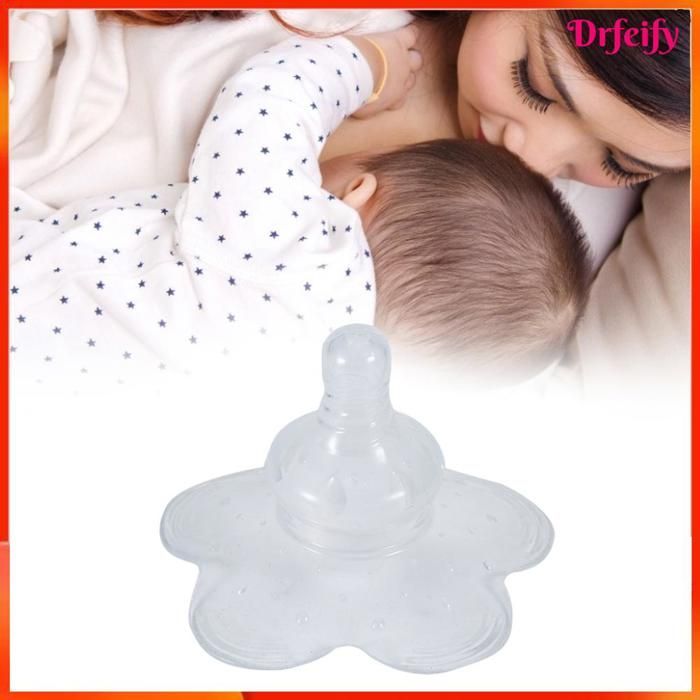 Protector de pezón de silicona Akozon para lactancia, funda protectora para senos.