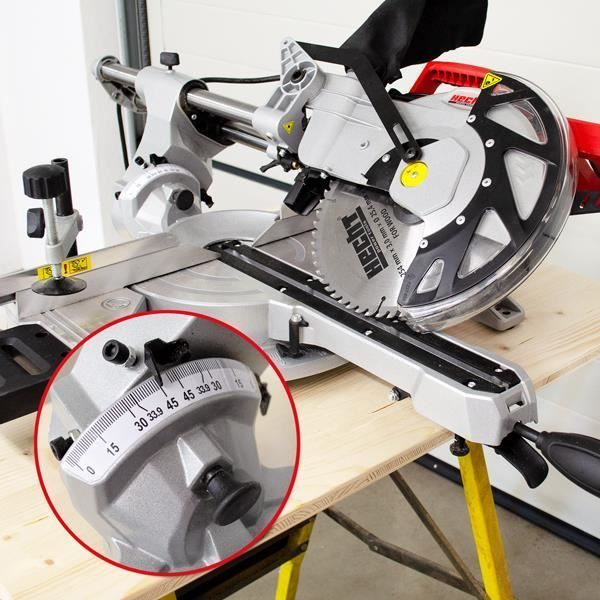 Verstekzaag - HECHT - 820 - 2350W - 4000 tpm - Geïntegreerde laser