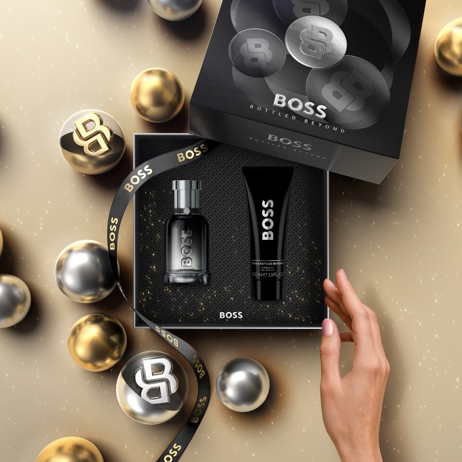 Hugo Boss kvepalų rinkinys Boss Bottled Beyond Eau de Parfum 50 ml rinkinys - 1 vnt.