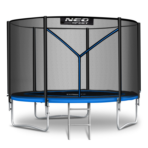 Trampolina ogrodowa dla dzieci 183cm 6ft   drabinka Neosport