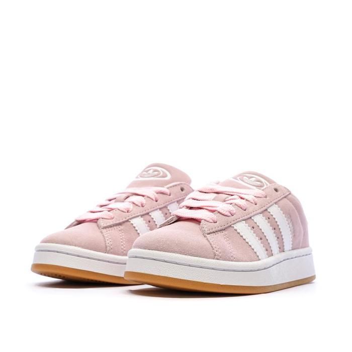 Scarpe da ginnastica Adidas rosa per ragazze, da usare nel campus.