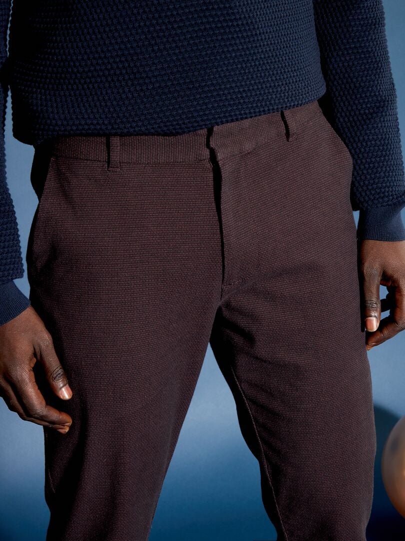 Calça Chino Slim - ROXA
