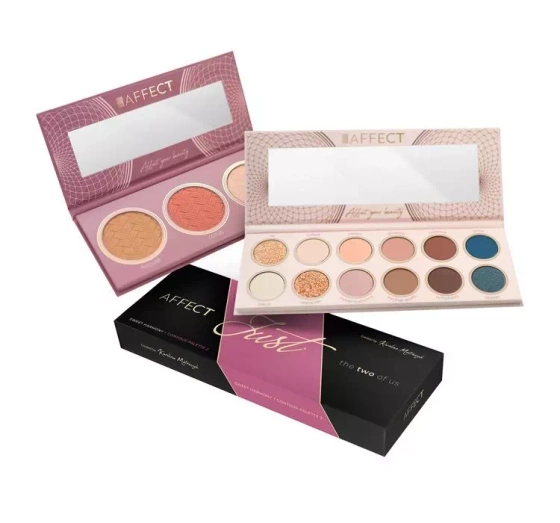 Affect Just The Two Of Us zestaw prezentowy paleta cieni Sweet Harmony 24 g   paleta do konturowania Contour Palette II 15 g