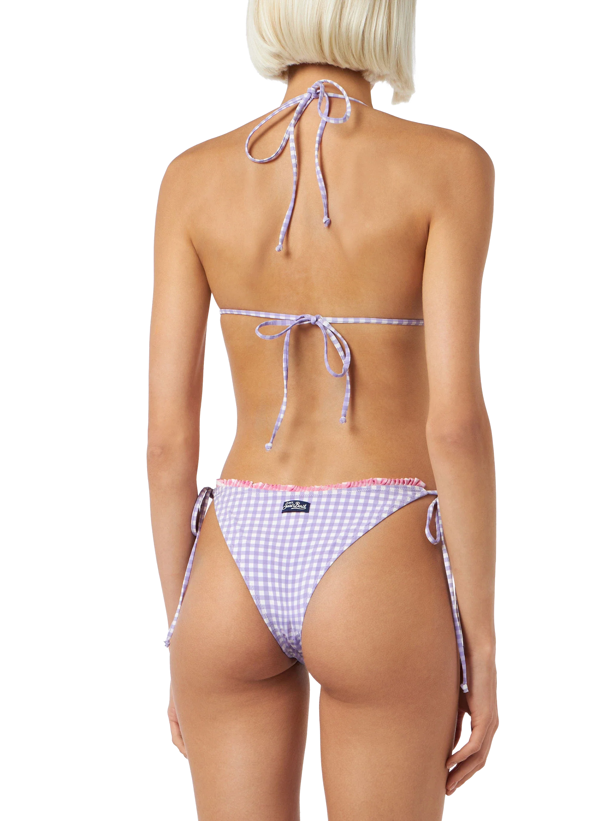 Geruite driehoek bikini