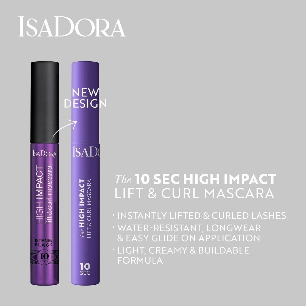Isadora maskara 10 sek. močan lifting - 9 ml
