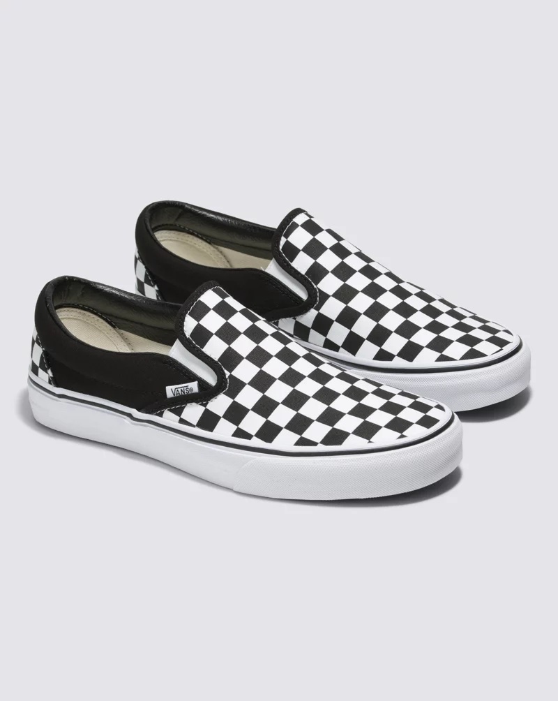 Customs Checkerboard Slip-On Wide