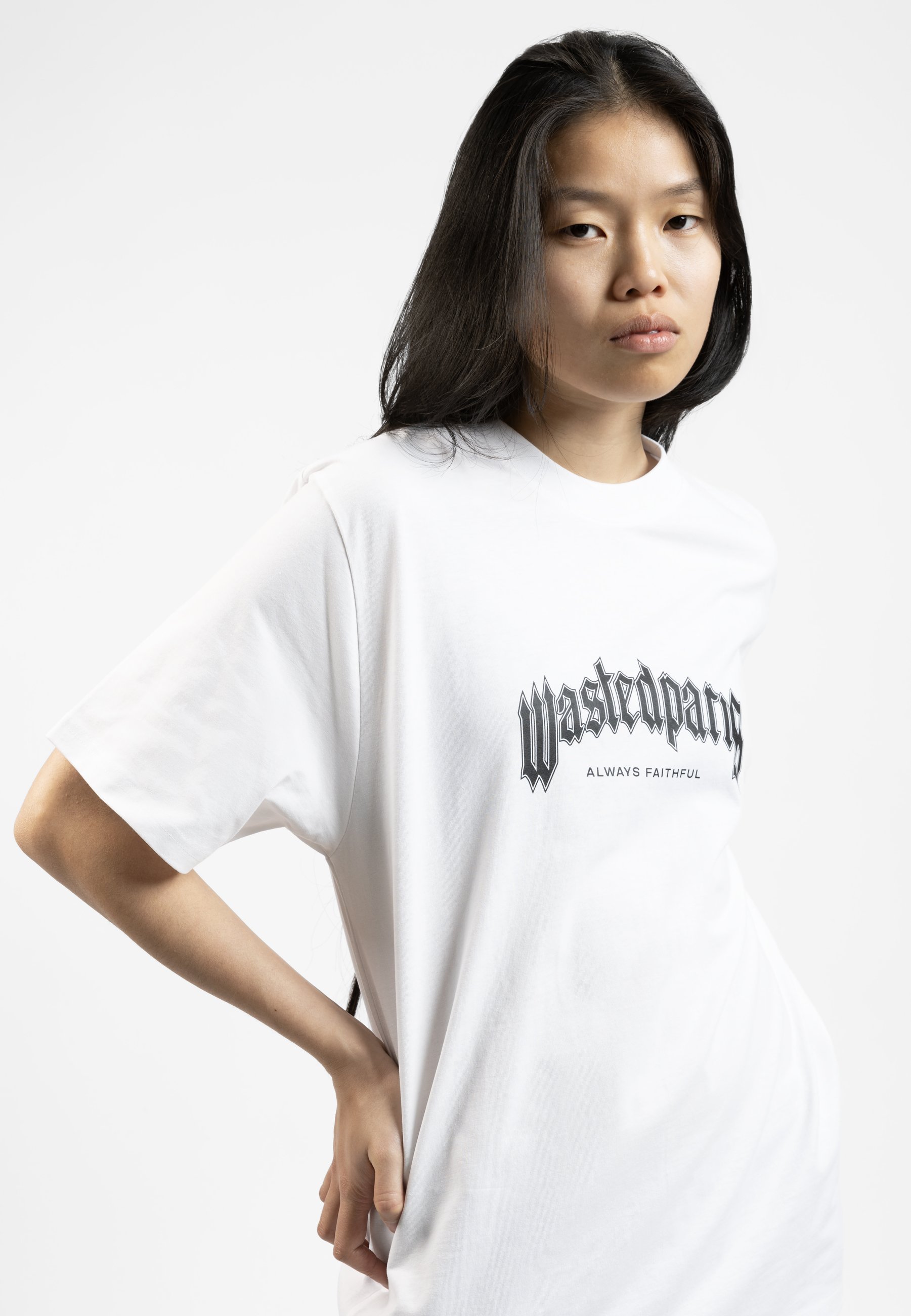 Wasted Paris UNISEX - T-shirt met print - wit