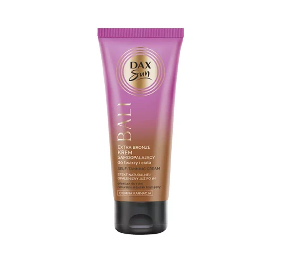 Dax Sun Bali Extra Strong wegański krem samoopalający do twarzy i ciała 75 ml