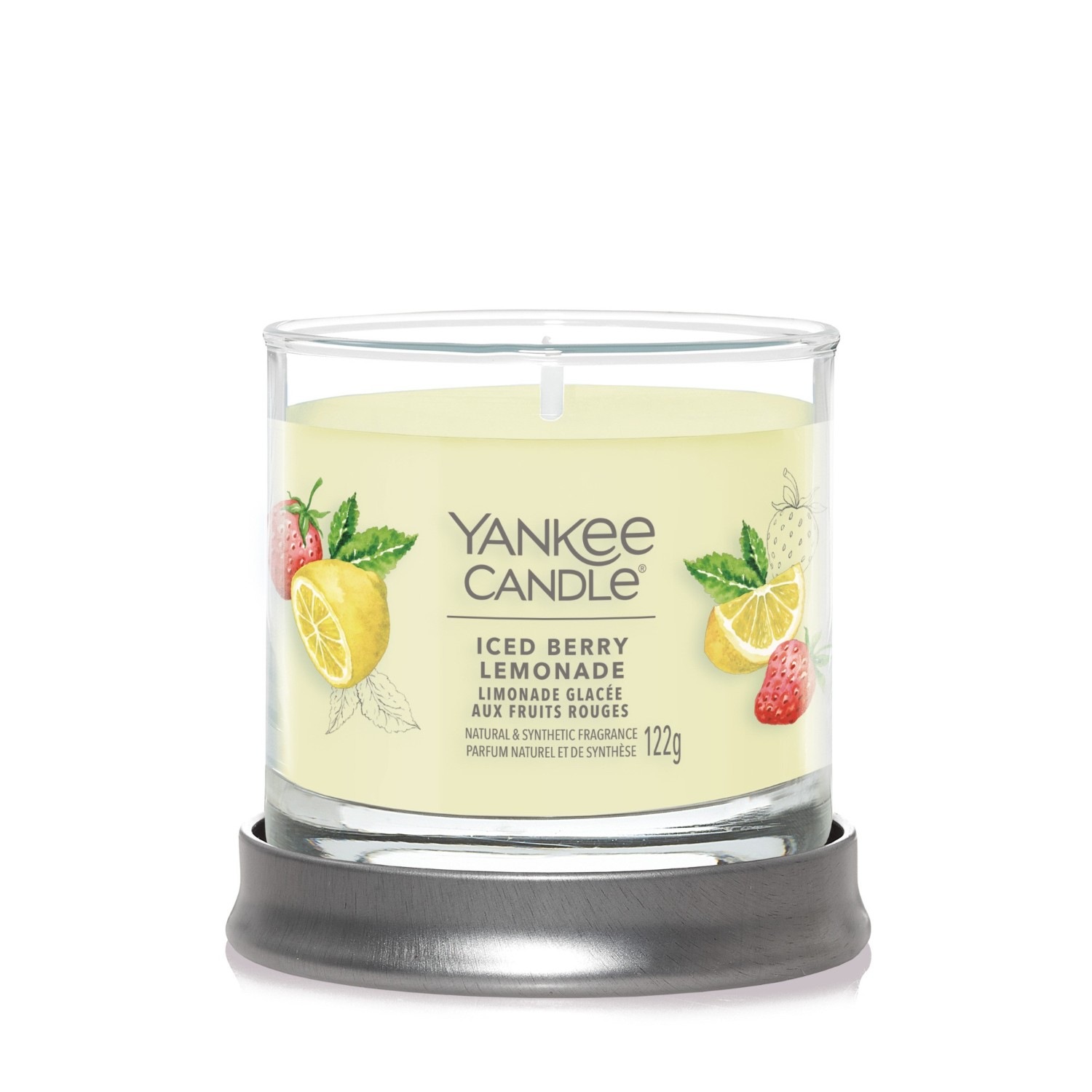 YANKEE CANDLE Petit Gobelet Limonade Glacée aux Fruits Rouges