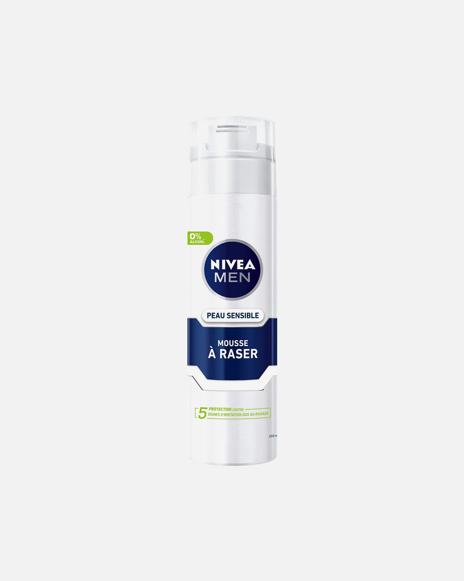 NIVEA Mousse à raser 0% alcool Camomille peaux sensibles