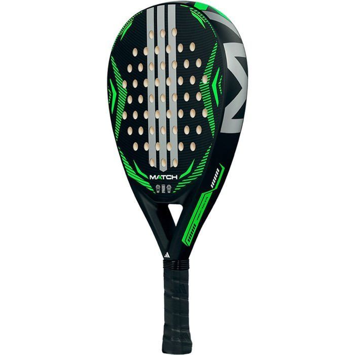 Adidas Padel PALAS Y PELOTAS PADEL ADIDAS MATCH BLACK LIME Unisexe NEGRO
