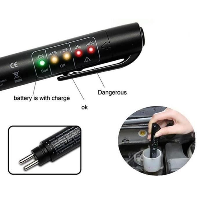 Lápiz de prueba de aceite automotriz, nuevo comprobador de líquido de frenos, banco de prueba de agua, DOT3, DOT4, detector de automóviles DOT