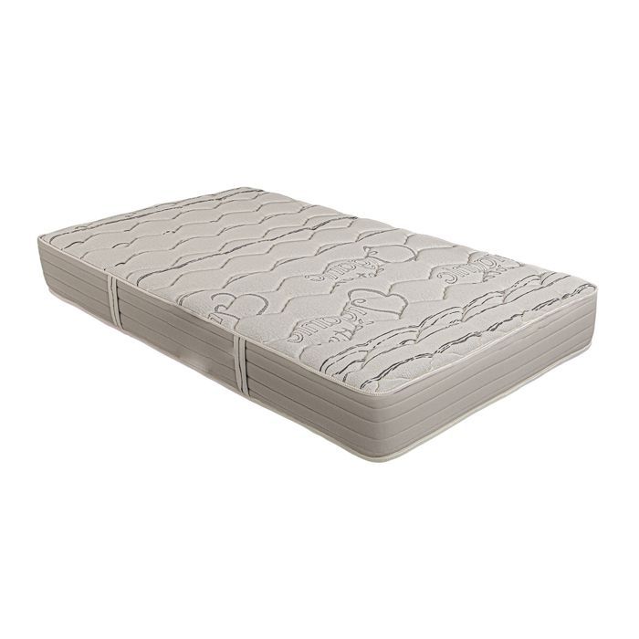 Materasso reversibile CERVO 180x200 cm, in memory foam, con zone di riposo indipendenti, rigido, lato estivo/invernale, spessore 24 cm.
