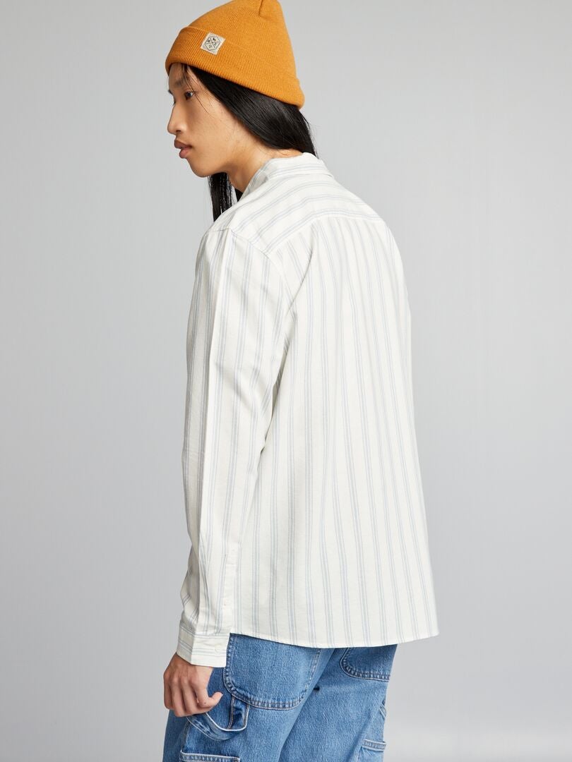 Gestreept shirt - WIT