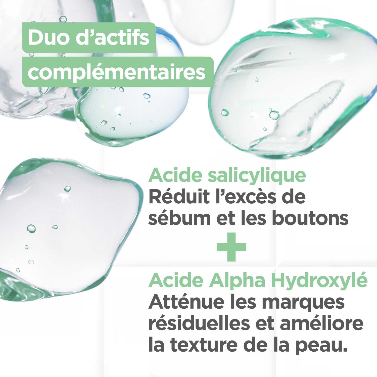 Mixa Gelée Matifiante Anti-Imperfections à l’Acide Salicylique et Acide Alpha-Hydroxylé