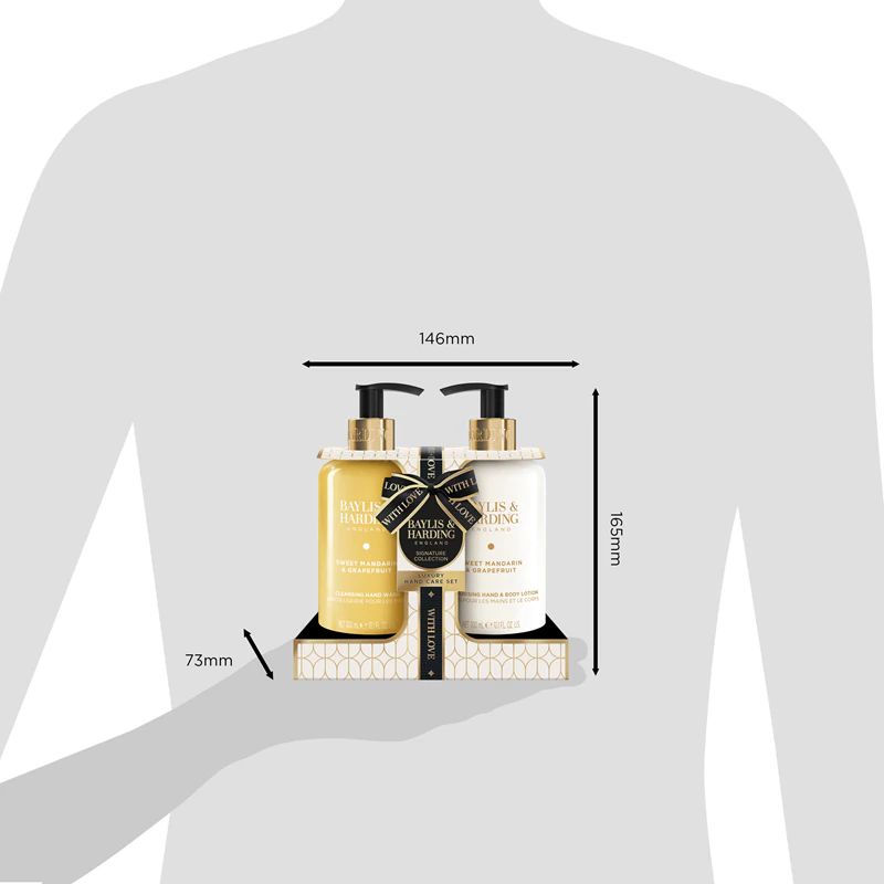 Conjunto Hidratante Facial Baylis & Harding com Tangerina Doce e Toranja