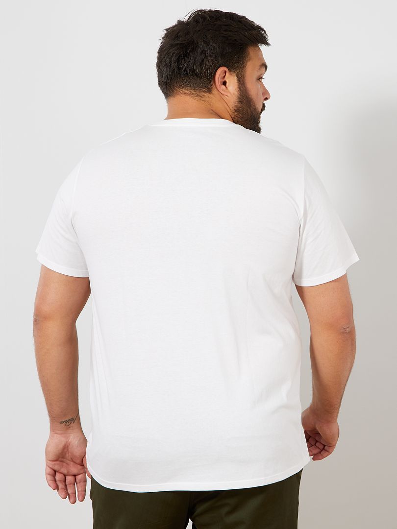Camiseta 100% algodão - Branca