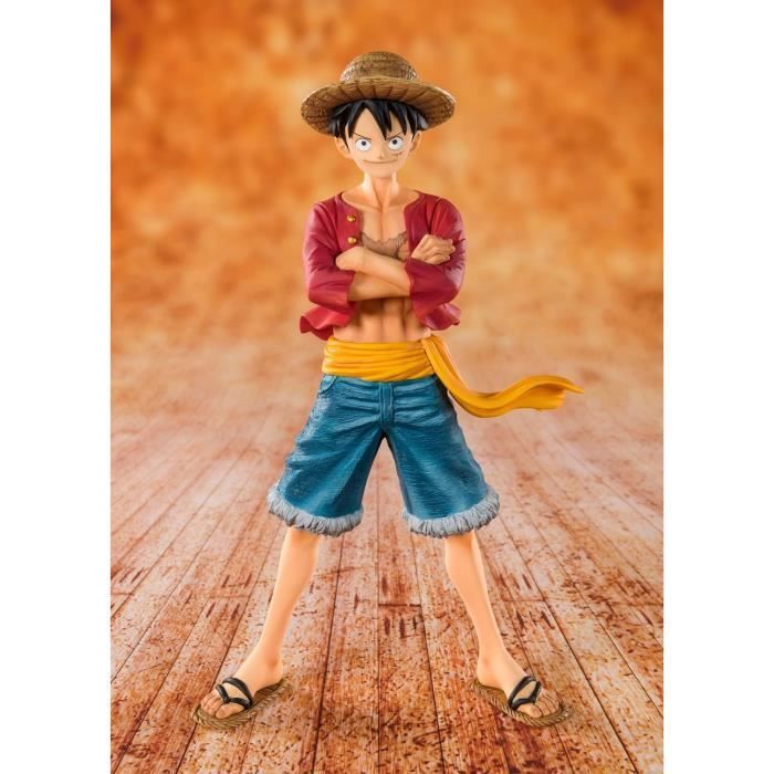 Figura coleccionable - BANDAI SPIRITS - Monkey D. Luffy - 14 cm - Sombrero de paja - One Piece