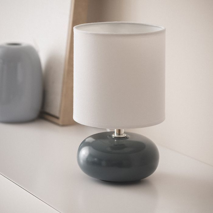 Lampe à Poser Céramique Ava Bleu marine