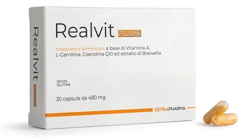 CETRA PHARMA Supplément Realvit Plus 30 gélules
