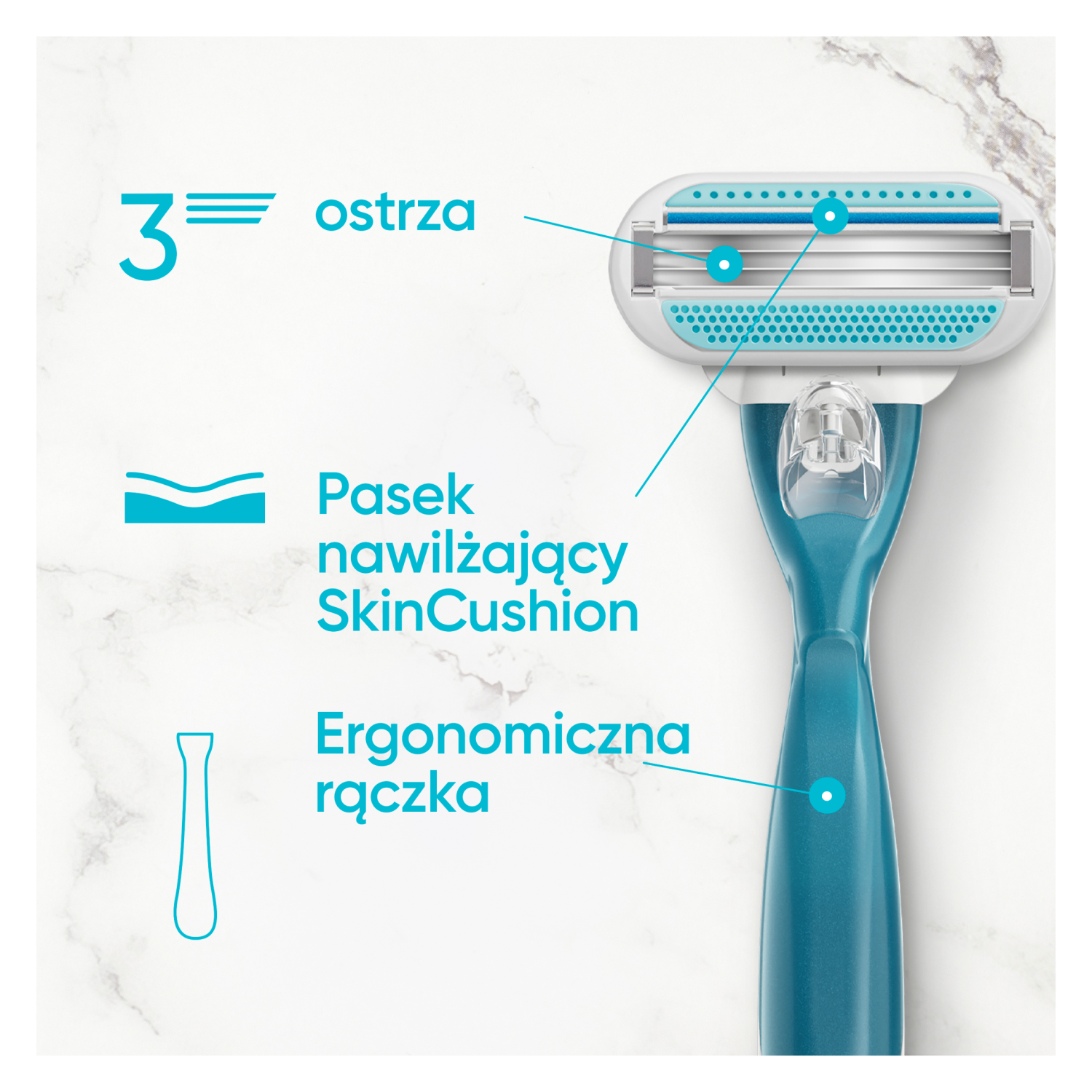 Ženske britvice Gillette Venus, 4 kosi, Venus