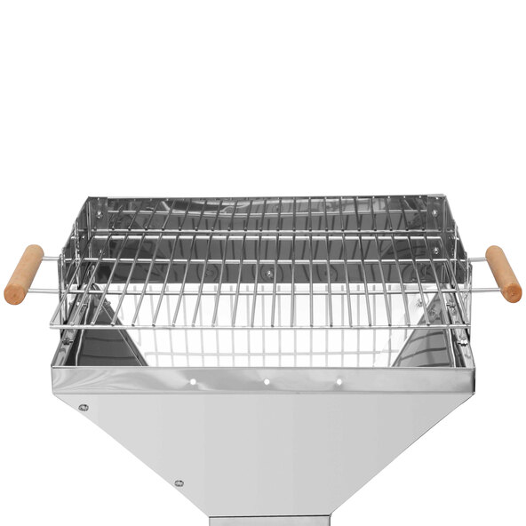 Vista traktgrill i rustfritt stål