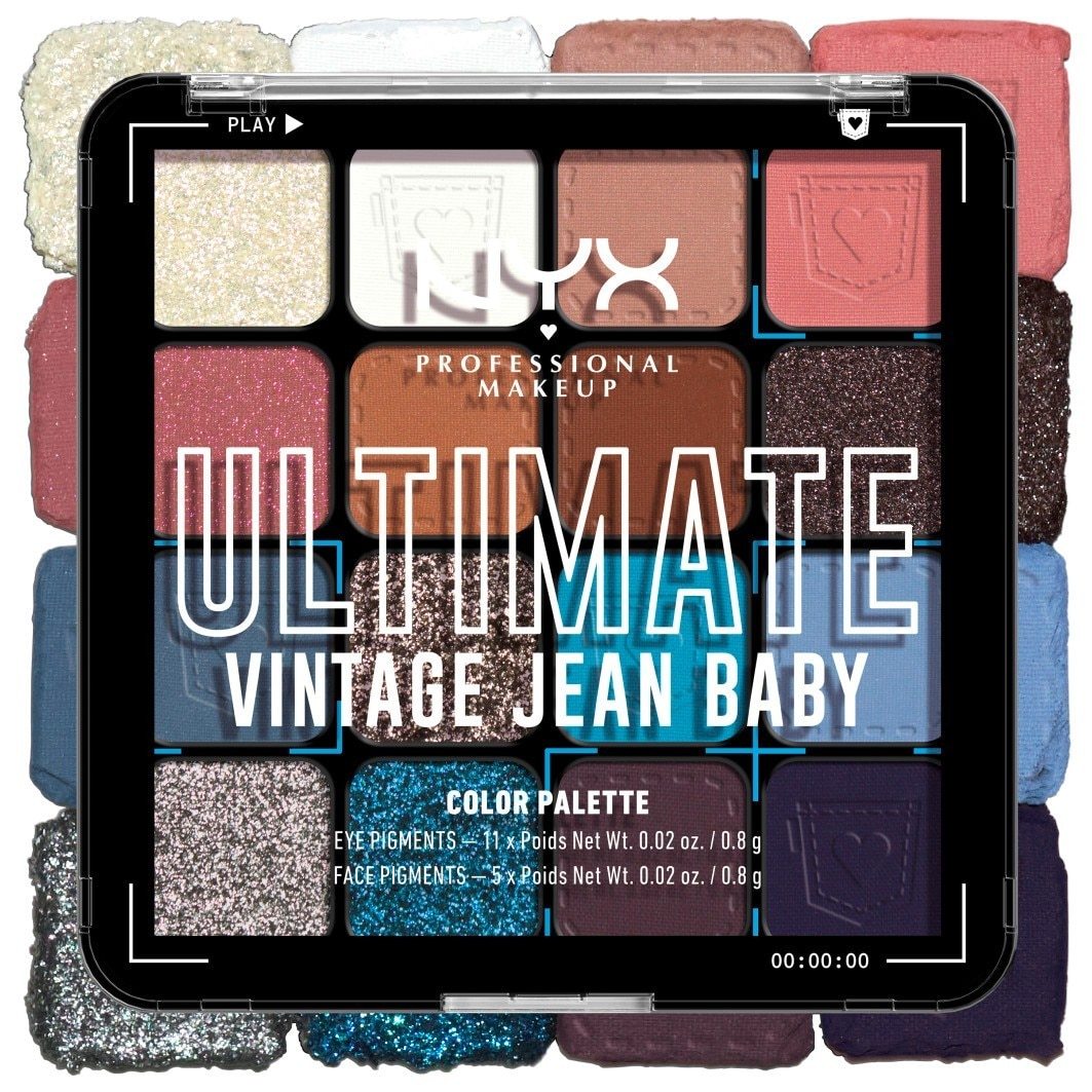 NYX Professional Makeup akių šešėlių paletė – 12,8 g
