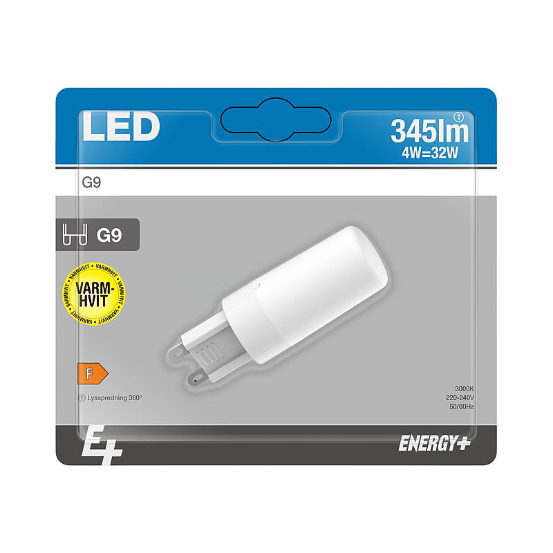 Energisparepære LED 345 lm G9