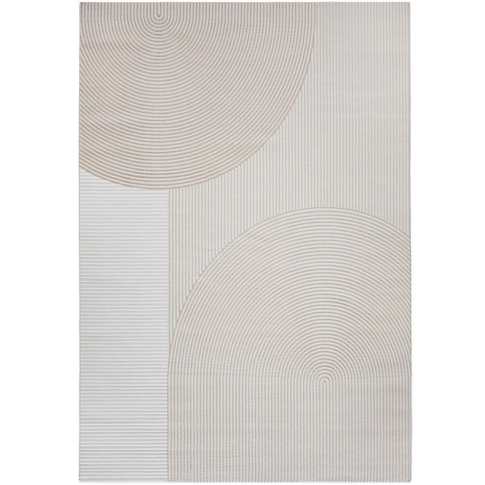 Grand Tapis Design Contemporain et Moderne - Beige (290x200 cm) - Pola Beige