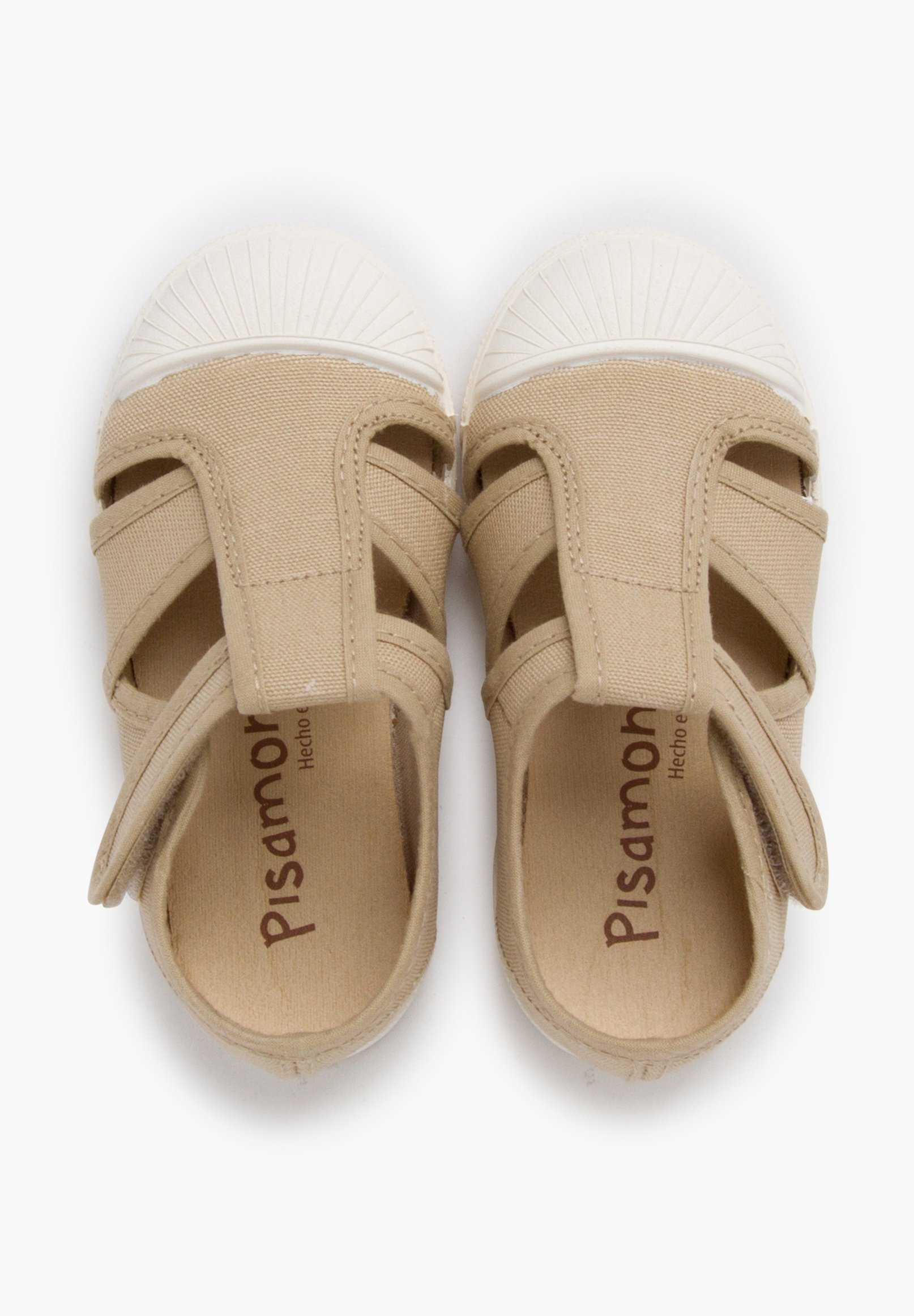 Zachte Pisamonas-type babyschoentjes - zand