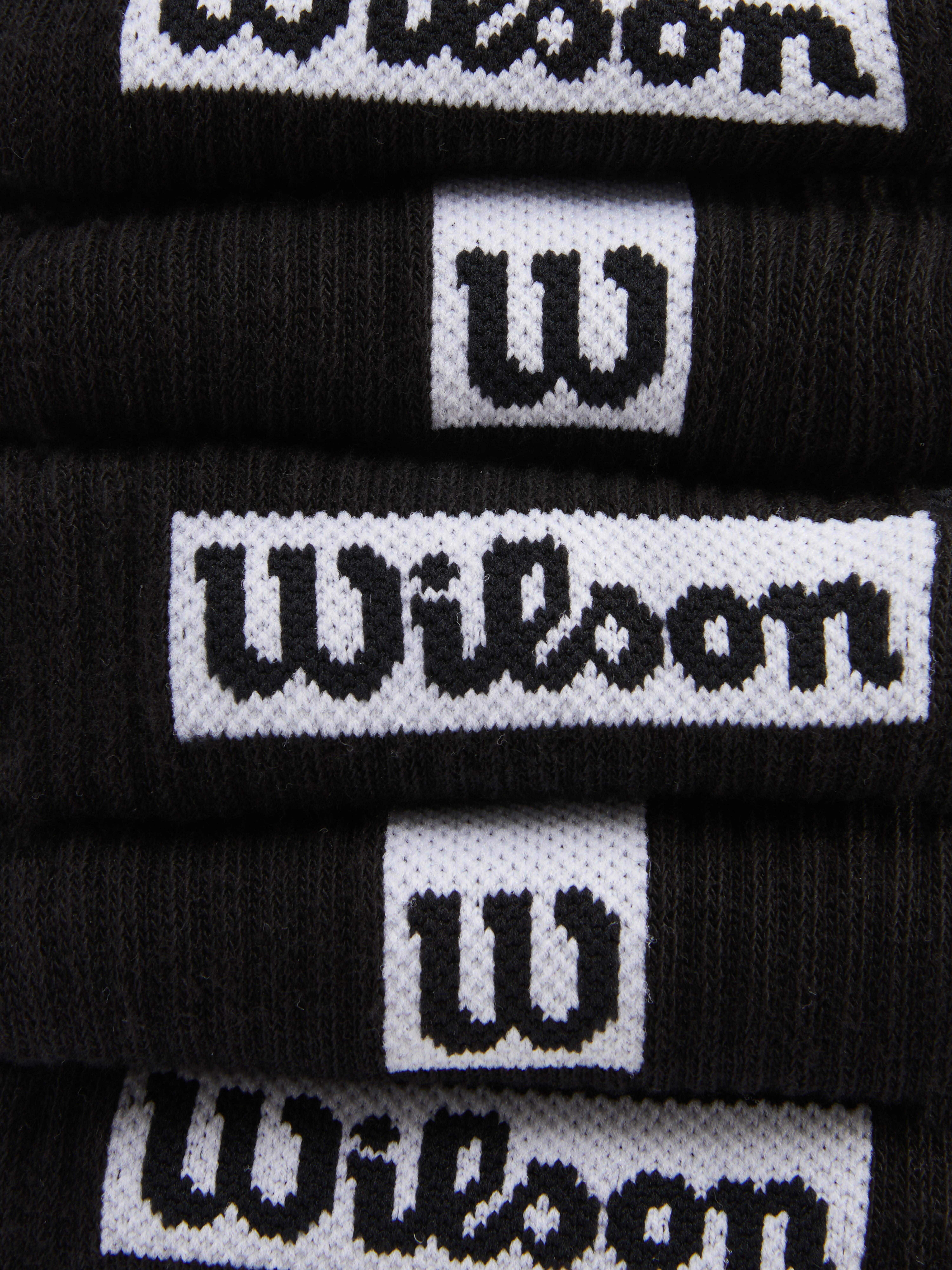 Șosete sport Wilson, set de 5 Fii sportiv cu aceste șosete Wilson cu finisaj antibacterian