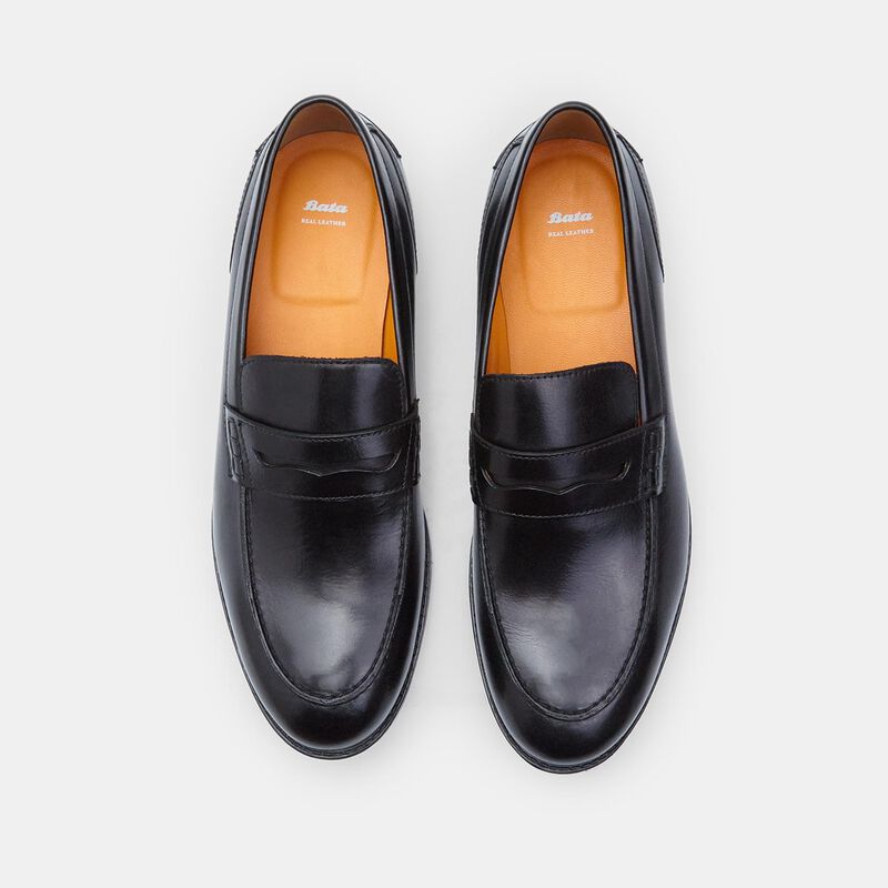 BATA Eleganckie skórzane mokasyny męskie
