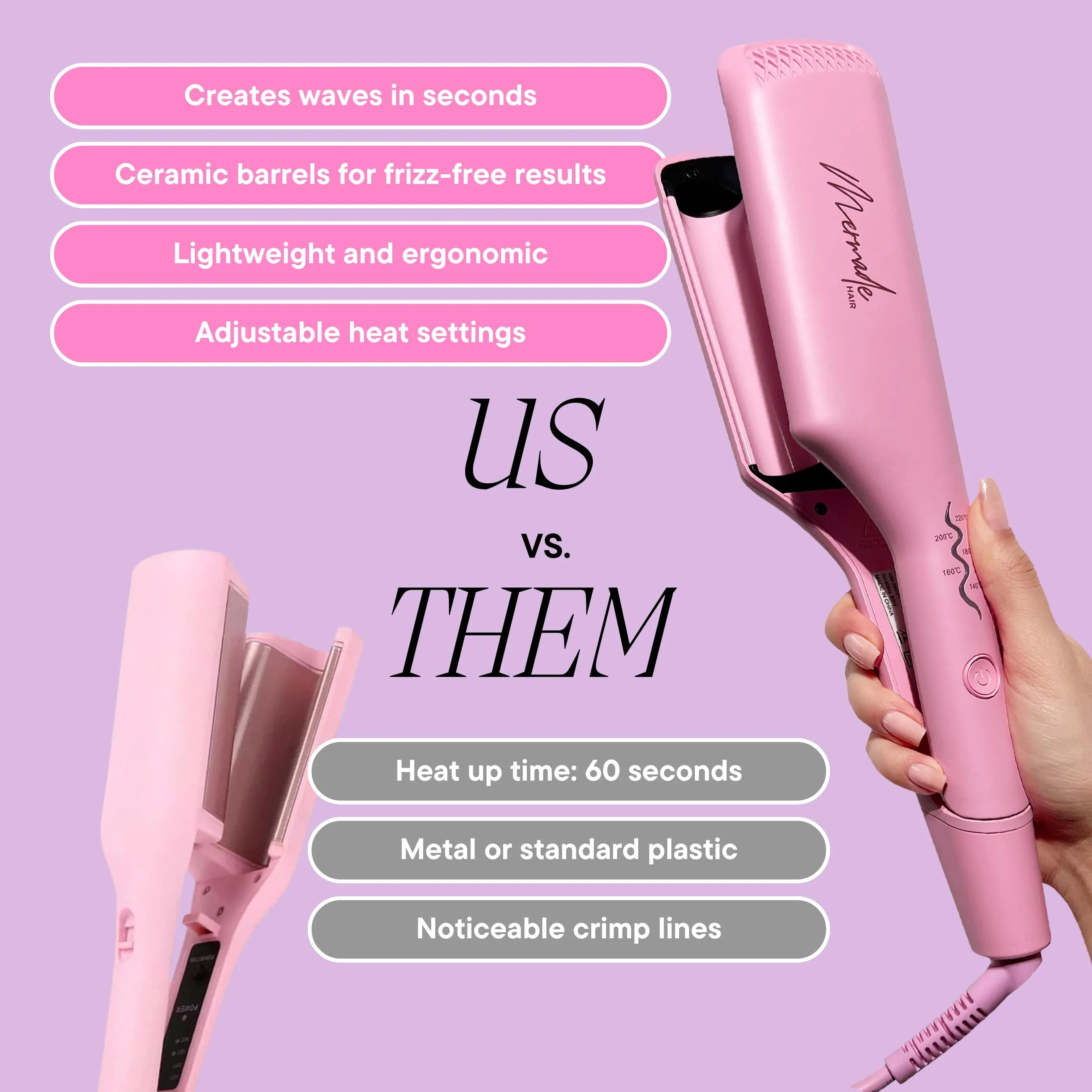 Hair Tools Double Waver - Piastra Capelli