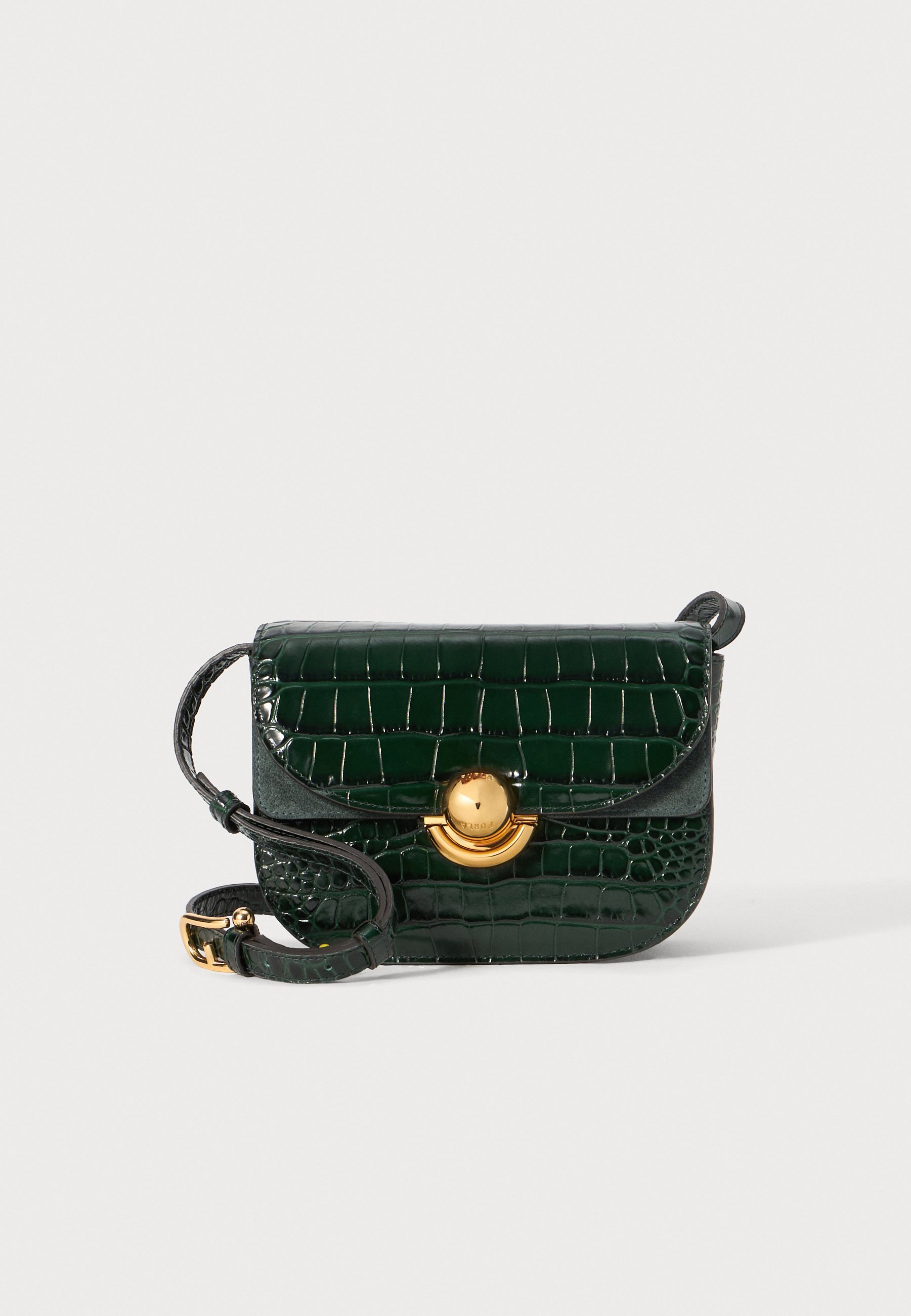 Furla SFERA MINI CROSSBODY ROUND - Crossbodytas - botanisch groen
