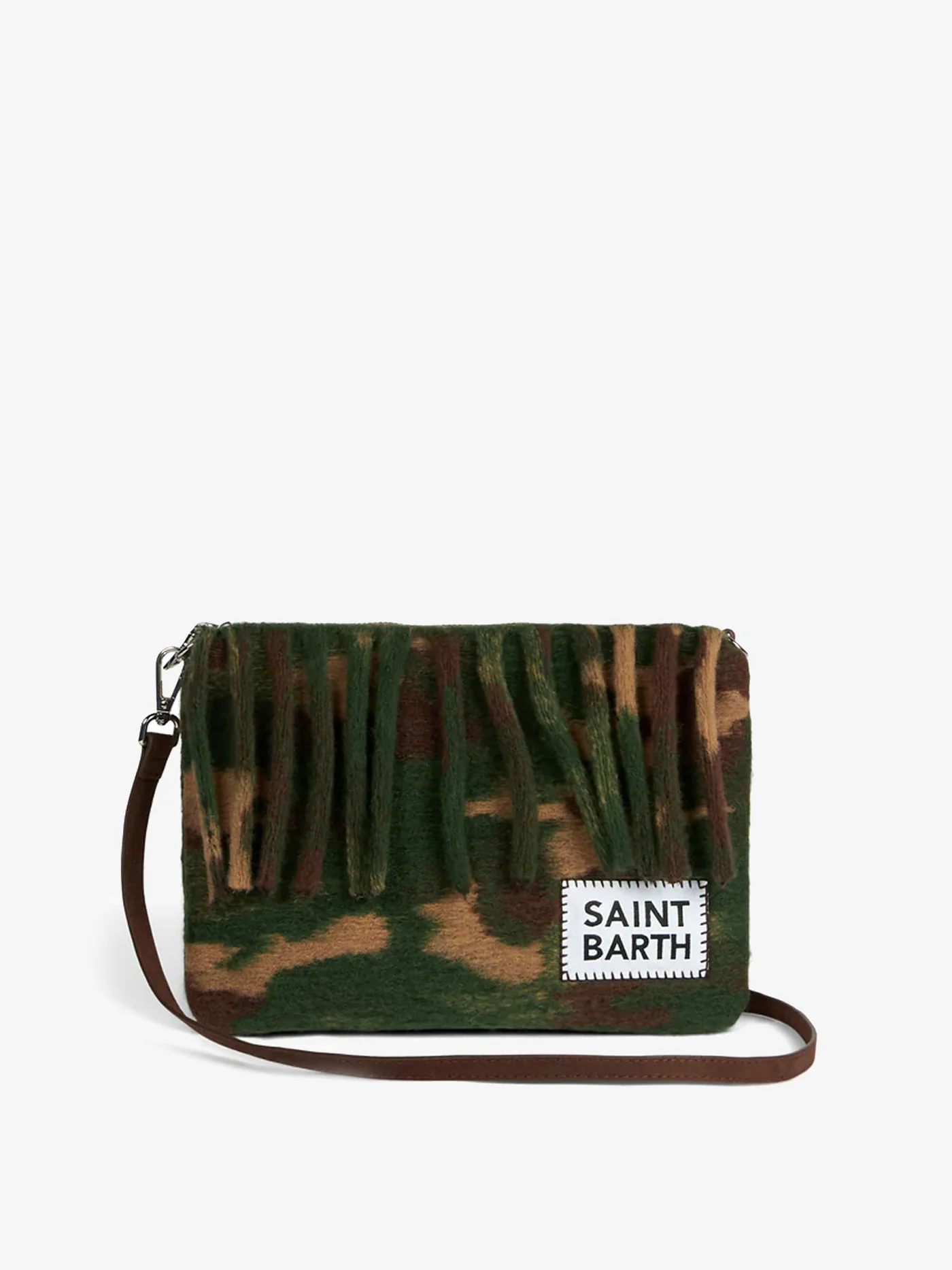 Pariser Schultertasche mit Camouflage-Muster