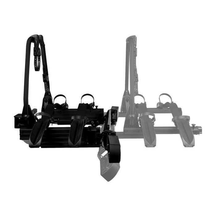 LAS SD260 Black Bike Rack for 2 Bikes, Special for Van Hinged Doors - LAS