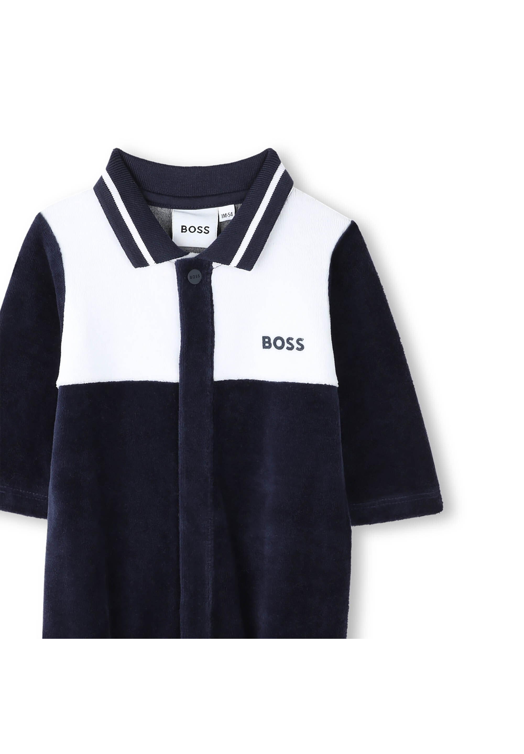BOSS Kidswear slaappak - marineblauw