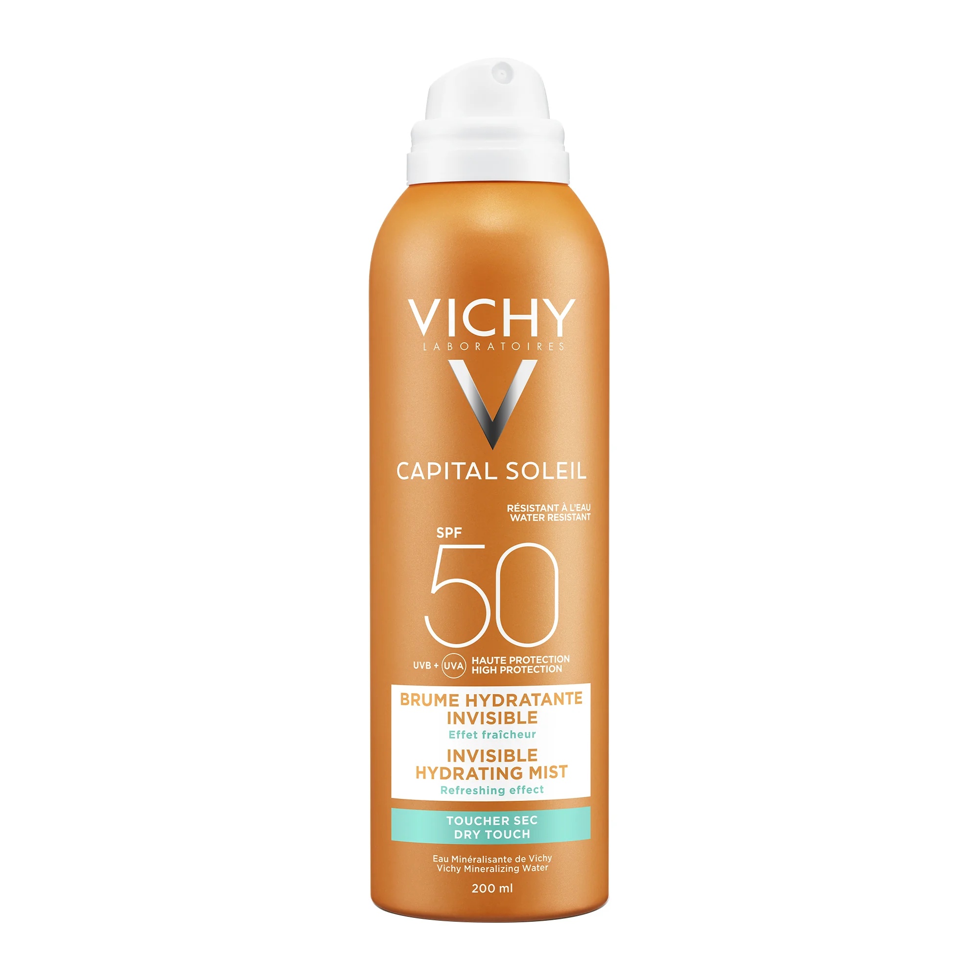 VICHY Vichy Ideal Soleil spray Invisible SPF 50 200 ml Onzichtbaar op de huid