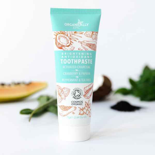 Dentifricio antiossidante sbiancante Organically Epic - 75 g