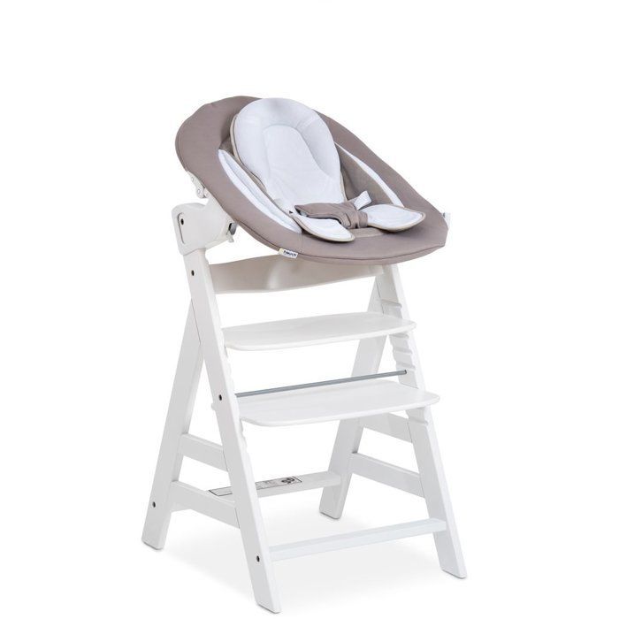 Cadeira de Descanso Infantil Hauck Alpha Deluxe com Arco de Brinquedos - Bege