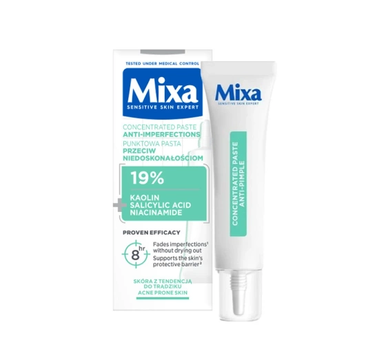 Mixa punktowa pasta przeciw niedoskonałościom skóra z tendencją do trądziku 15 ml